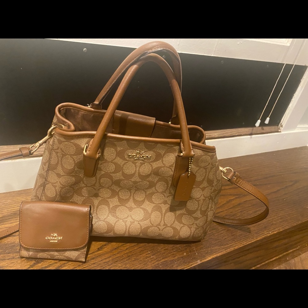 Coach purse w/ combination wallet